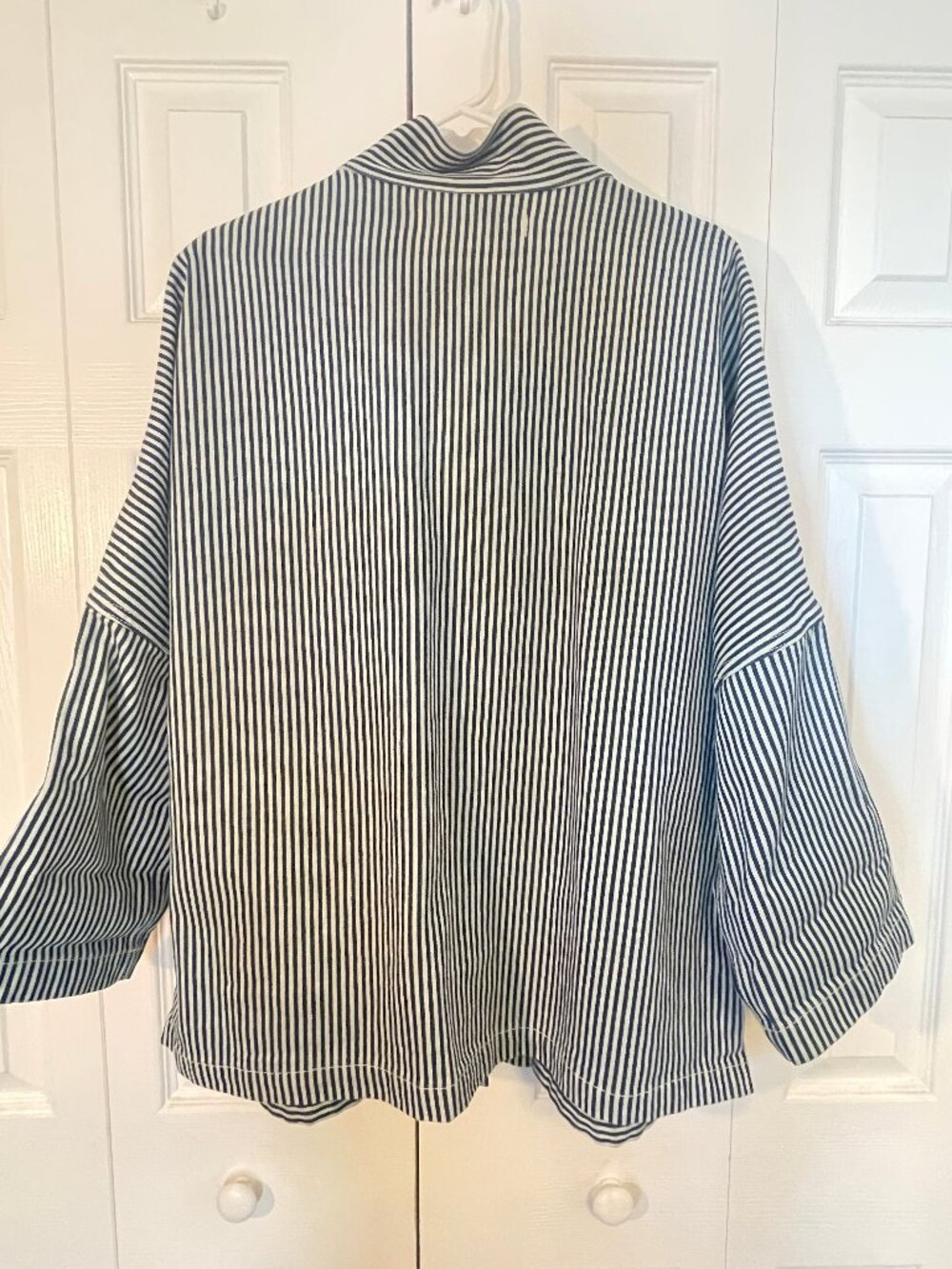 Gravel & Gold - Marram Jacket / Chore Coat - Conductor Stripe - Picture 10 of 10